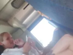 Striptease papa fickt kind und Masturbation